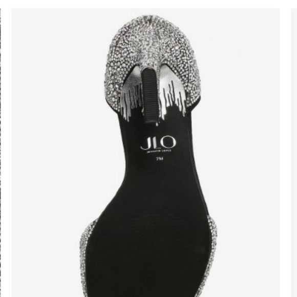 JLO JENNIFER LOPEZ | Irma Sandal | Rhinestone Heels - Picture 7 of 13